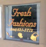 shop window decals letters graphics logo