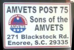 Amvets magnetic logo emblem