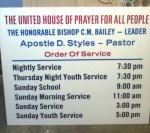 UHOPFAP names pastor bishop service hours